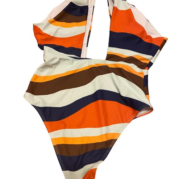 New Deep plunge one piece swimsuit - Picture 4 of 7